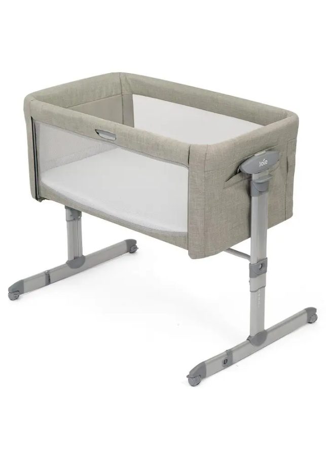 Roomie Glide Bedside Crib - Almond