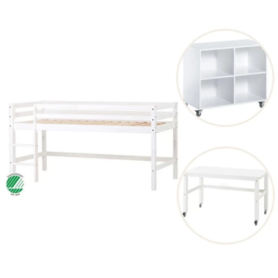 ECO Dream Halvhög säng (delbar) och skrivbord