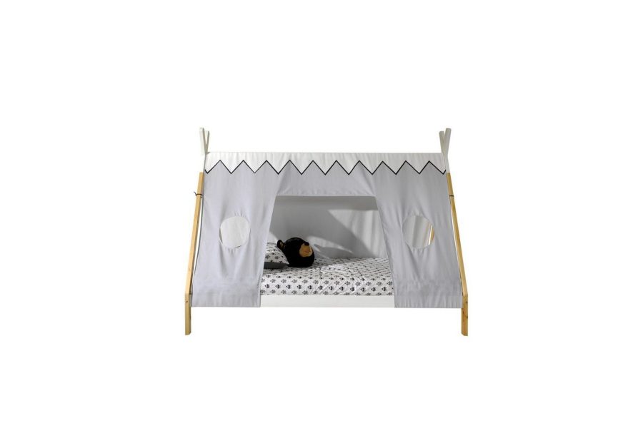 Säng med Textil Tipi med ben