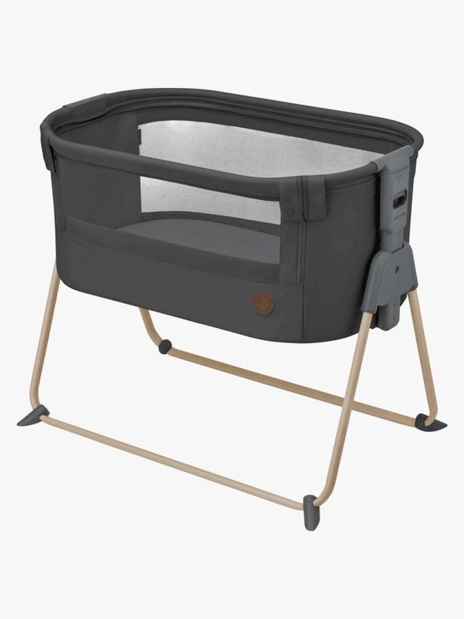 Tori Beyond Bedside Crib, Graphite Eco