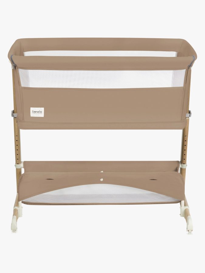 Thomi Plus 5-i-1 Bedside Crib, Beige Carmel
