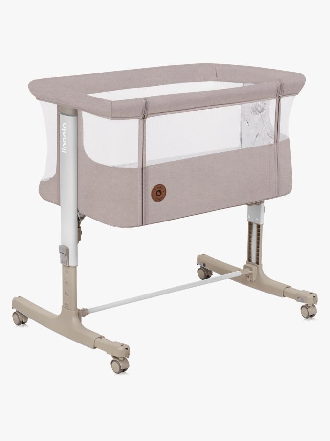 Aurora Bedside Crib 3-i-1, Beige Cappucino